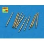 10 pcs 203 mm barrels for Atago, 1/700 - Aber Models RE-700 L27