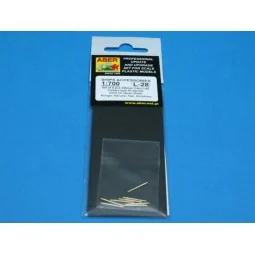 8 pcs 356mm barrels for Kongo, 1/700 - Aber Models RE-700 L28 2