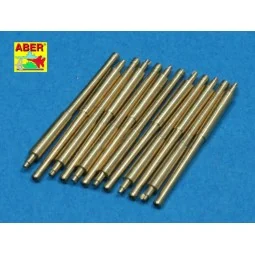 12 pcs 356 mm barrels for Arizona, 1/700 - Aber Models RE-700 L33 2