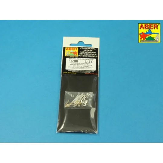 Set of barrels for RN Roma, Littorio or Vittorio Veneto, 1/700 - Ab...