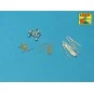 Set of barrels for RN Roma, Littorio or Vittorio Veneto, 1/700 - Ab...