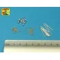 Set of barrels for RN Roma, Littorio or Vittorio Veneto, 1/700 - Ab...