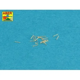 Set of 18 pcs 20 mm L/65 C/38 gun barrels for German war ships, 1/7... 2
