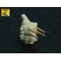 Set of 18 pcs 20 mm L/65 C/38 gun barrels for German war ships, 1/7...