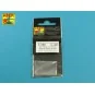 Set of 16 pcs 3, 7 cm Flak 42 gun barrels for German war ships, 1/7...