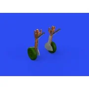 F6F undercarriage legs BRONZE, 1/48 - Eduard Accessories 648747