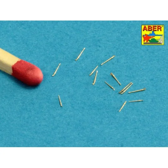 Set of 16 pcs 3, 7 cm Flak 42 gun barrels for German war ships, 1/7...