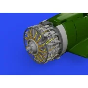 A6M2 engine complete PRINT, 1/48 - Eduard Accessories 648763