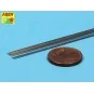 Steel round 0, 3mm length 250mmx12pcs - Aber Models SR 03