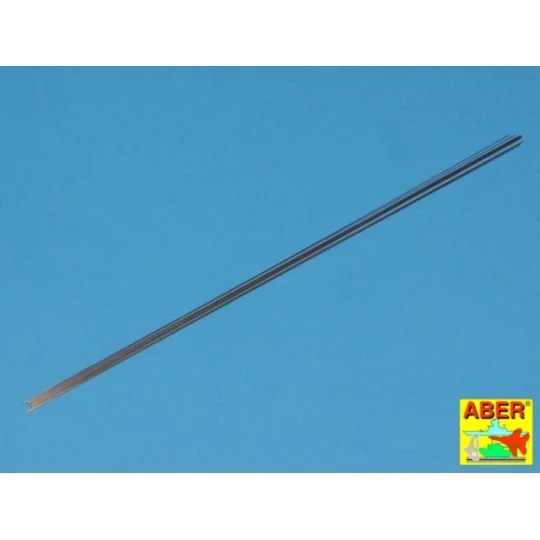 Steel round 0, 3mm length 250mmx12pcs - Aber Models SR 03