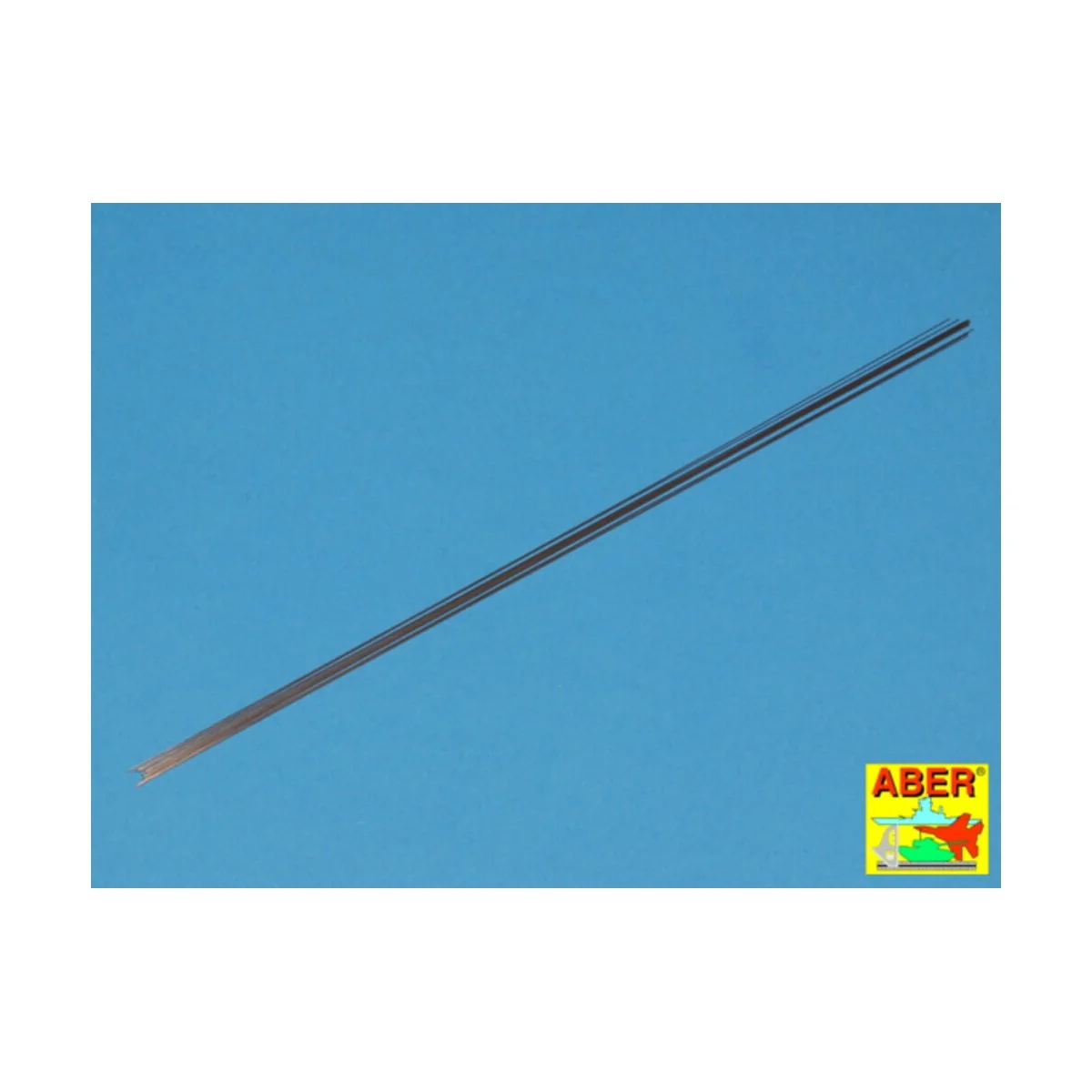 Steel round 0, 3mm length 250mmx12pcs - Aber Models SR 03
