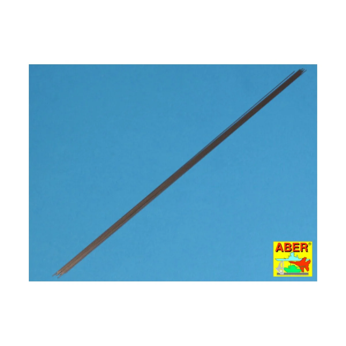 Steel round rods O 0, 5mm length 250mm x12 pcs. - Aber Models SR 05