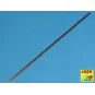 Steel round rods O 0, 5mm length 250mm x12 pcs. - Aber Models SR 05