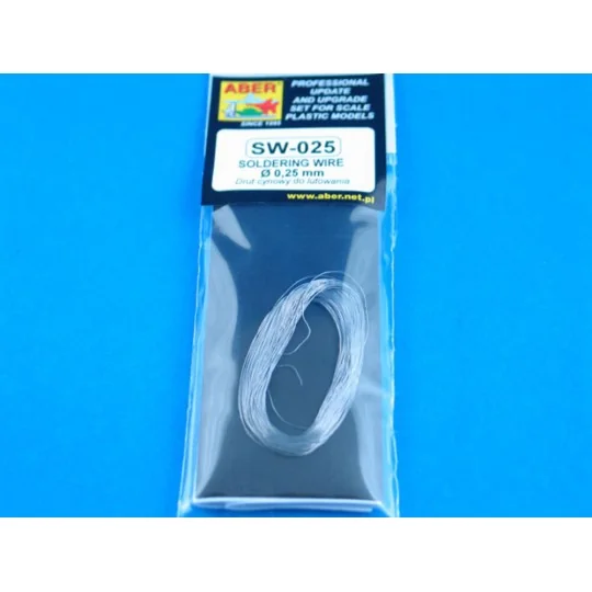 Soldering wire diameter 0, 25mm - Aber Models SW-025