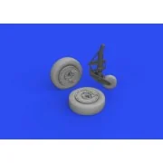 F4F-3 wheels late - Eduard Accessories 648768