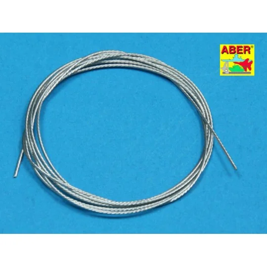 Stainless Steel Towing Cables O 0, 6mm, 1 m long - Aber Models TCS 06