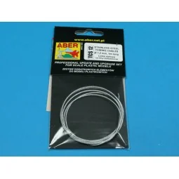 Stainless Steel Towing Cables O 1, 2 mm, 1 m long - Aber Models TCS 12 2