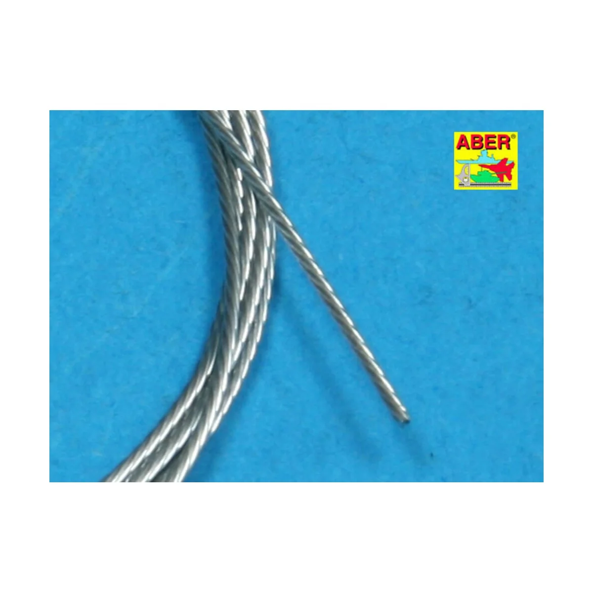 Stainless Steel Towing Cables O 0, 6mm, 1 m long - Aber Models TCS 06