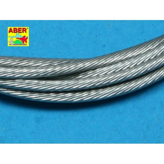 Stainless Steel Towing Cables O 1, 5 mm, 1 m long - Aber Models TCS 15