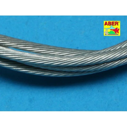 Stainless Steel Towing Cables O 2, 0 mm, 1 m long - Aber Models TCS 20