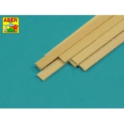 Limewood slats 1, 5 x 6 x 245mm x 7 pcs. - Aber Models WL 1, 5X6 2