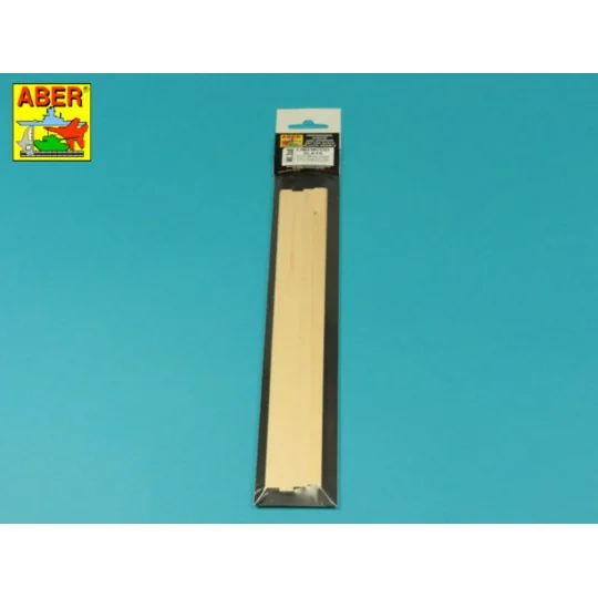 Limewood slats 2 x 8 x 245mm x 8 pcs. - Aber Models WL 2X8