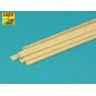 Limewood slats 2 x 8 x 245mm x 8 pcs. - Aber Models WL 2X8