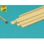 Limewood slats 2 x 8 x 245mm x 8 pcs. - Aber Models WL 2X8