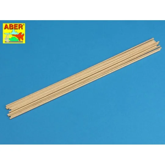Wood round rods 2mm - Aber Models WR2