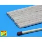 Wood round rods 3mm - Aber Models WR3