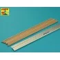 Wood round rods 4mm length 250mm x 8 pcs. - Aber Models WR4