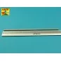 Wood round rods 5mm length 245mm x 6 pcs. - Aber Models WR5