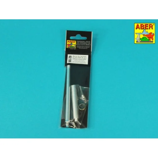Barrel for German 75 mm PaK 40 gun without muzzle brake, 1/16 - Abe...
