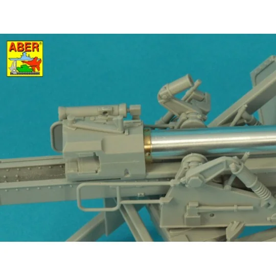 Barrel for German 75 mm PaK 40 gun without muzzle brake, 1/16 - Abe...