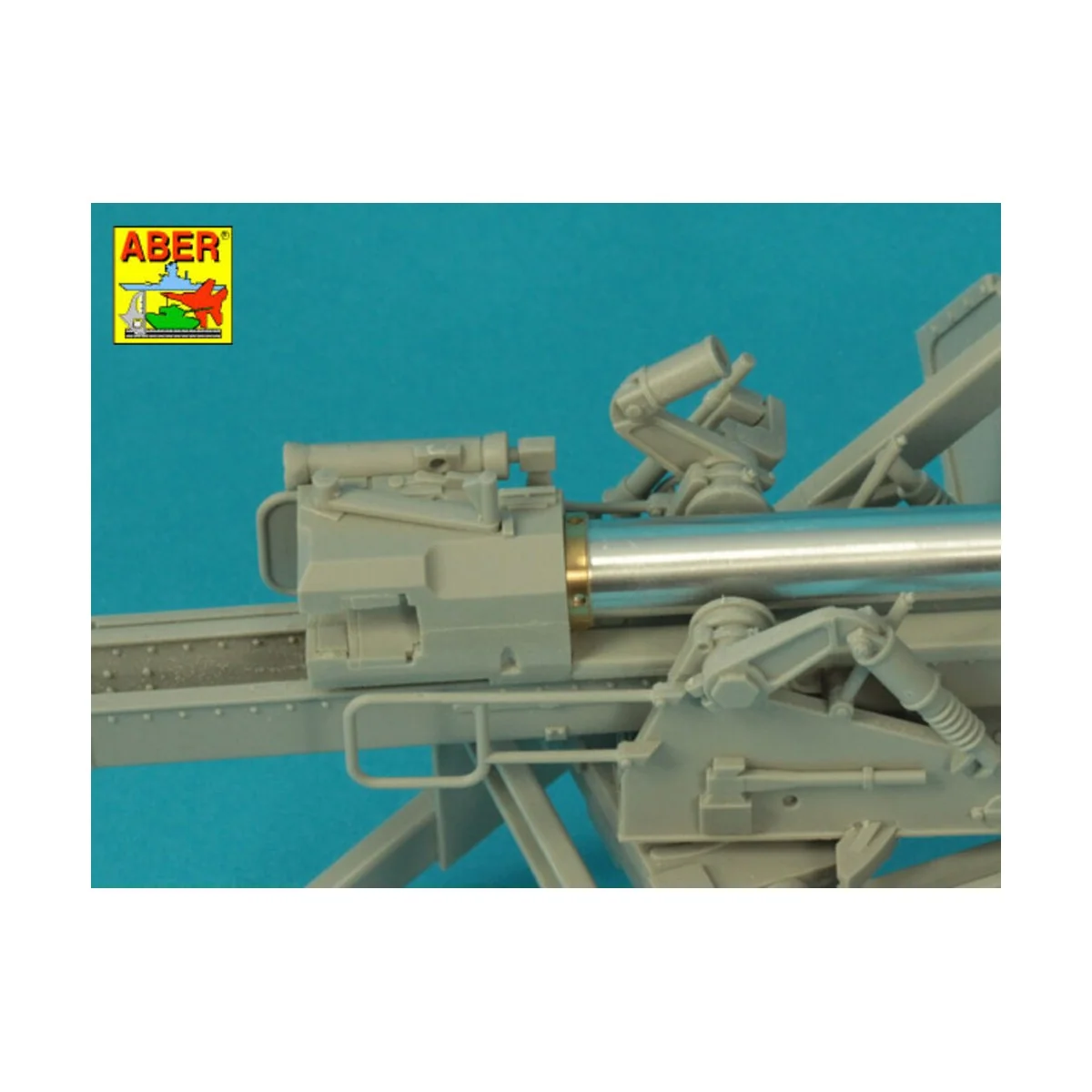 Barrel for German 75 mm PaK 40 gun without muzzle brake, 1/16 - Abe...
