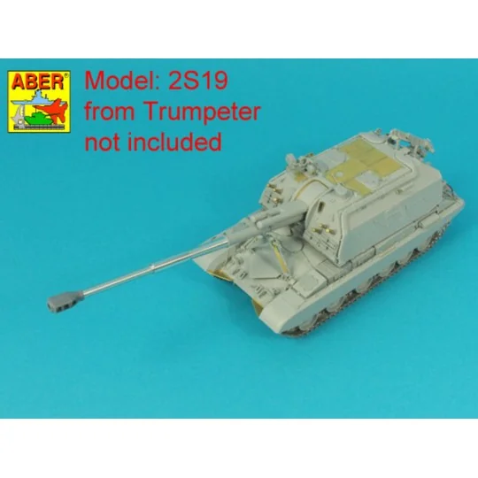 152mm 2A64 Barrel to Russian 2S19 Howitzer MSTA-S, 1/35 - Aber Mode...