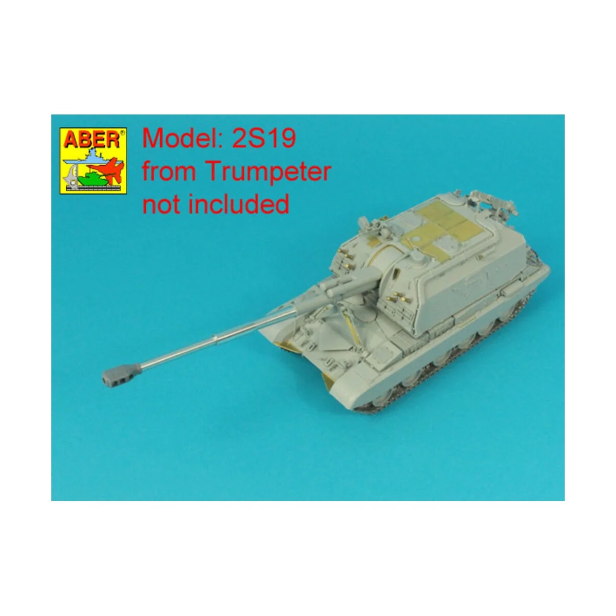 152mm 2A64 Barrel to Russian 2S19 Howitzer MSTA-S, 1/35 - Aber Mode...