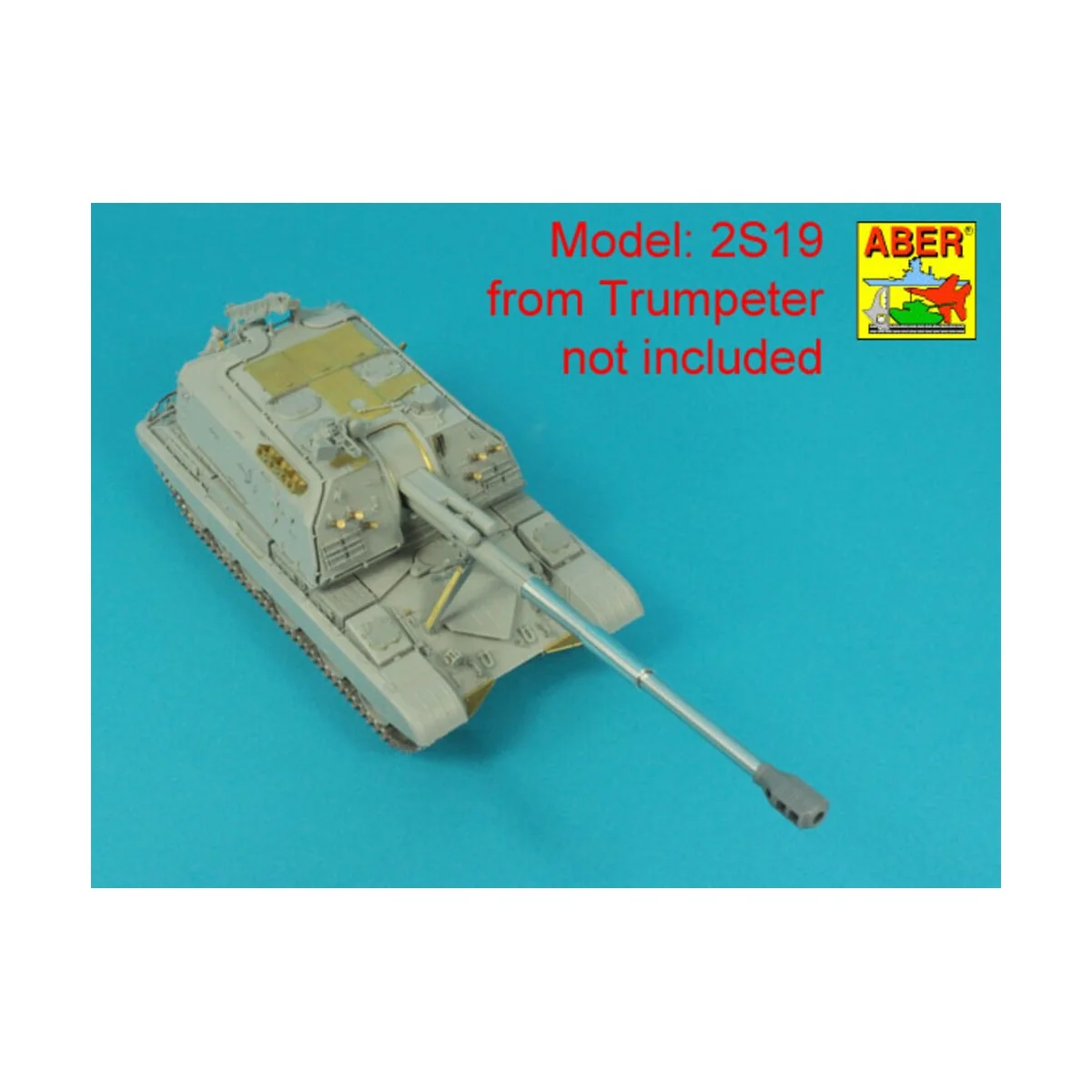 152mm 2A64 Barrel to Russian 2S19 Howitzer MSTA-S, 1/35 - Aber Mode...