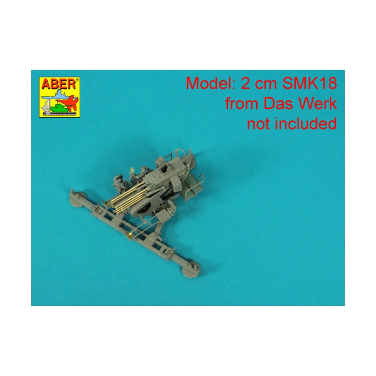 2cm 8 barrels to SMK 18 typ 2 Salvehmaschinenkanone, 1/35 - Aber Mo...