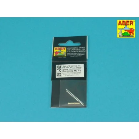 Set of 2 barrels for U.S cal .50 Browning M2 HB, 1/35 - Aber Models...