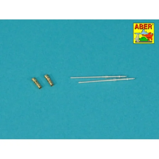 Set of 2 barrels for U.S cal .50 Browning M2 HB, 1/35 - Aber Models...