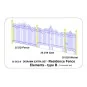 Residence Fence Elements - type B, 1/35 - Aber Models 35 DES-B