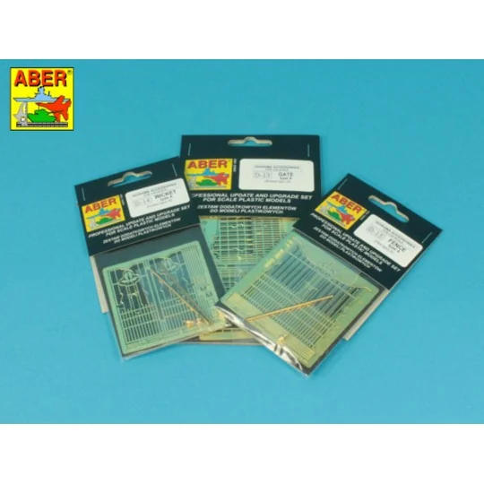 Residence Fence Elements - type A, 1/35 - Aber Models 35 DES-A