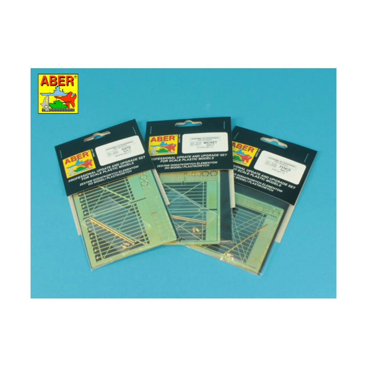 Residence Fence Elements - type C, 1/35 - Aber Models 35 DES-C