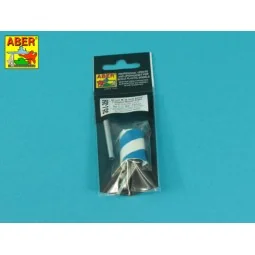90 mm barrel Y-Shaped Muzzel Brake with mantlet for M47, 1/35 - Abe... 2
