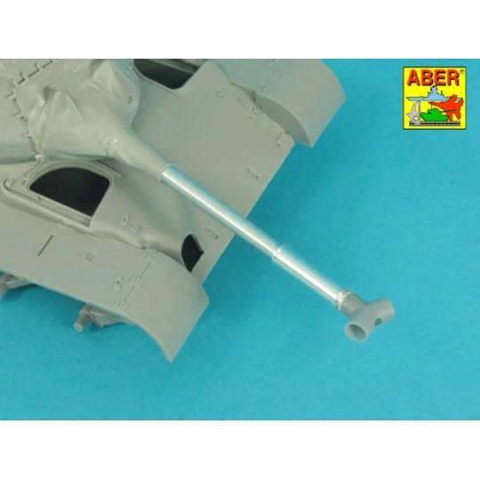 90 mm barrel Y-Shaped Muzzel Brake with mantlet for M47, 1/35 - Abe...