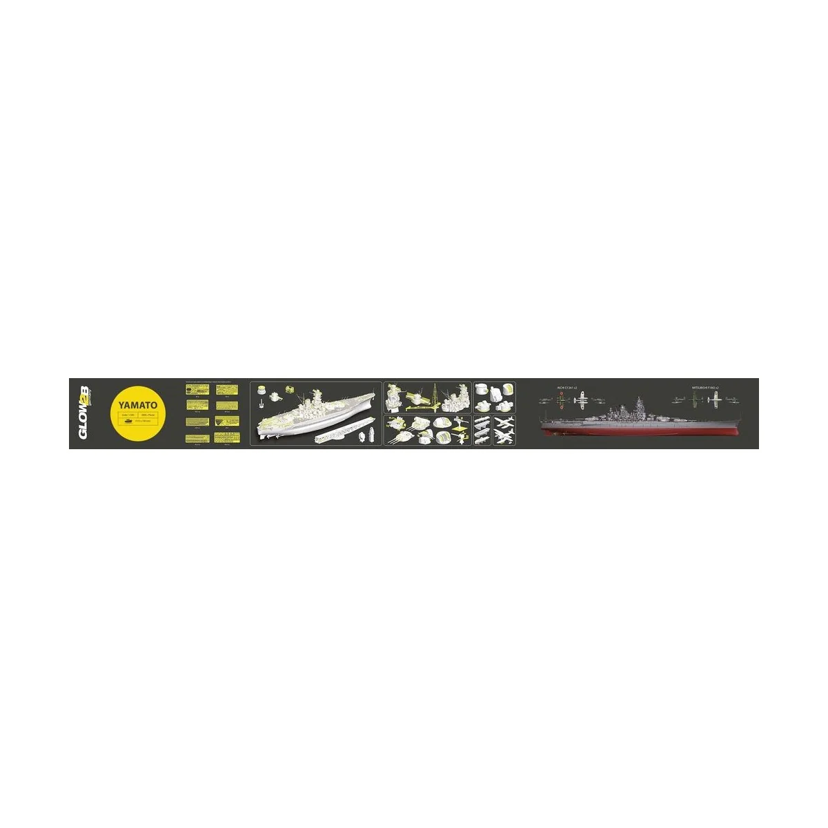 YAMATO Battleship PREMIUM, 1/200 - Glow2B Modellbau 5058052000