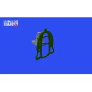 A6M3 seat PRINT for EDUARD, 1/48 - Eduard Accessories 648786