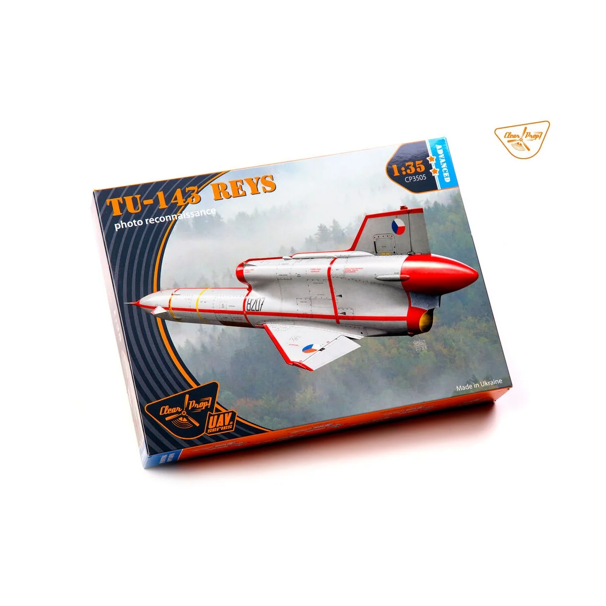 Tu-143 Reys photo reconnaissance, 1/35 - Clear Prop Models CP3505
