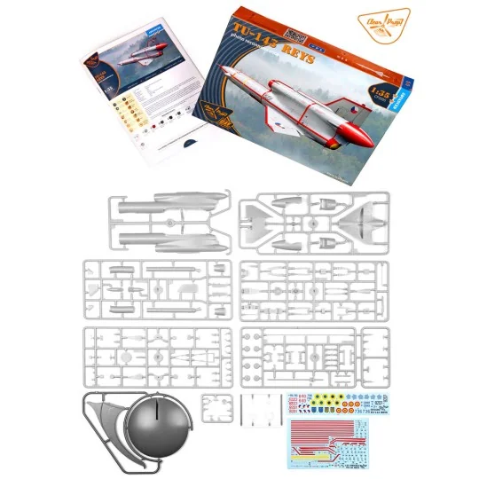 Tu-143 Reys photo reconnaissance, 1/35 - Clear Prop Models CP3505